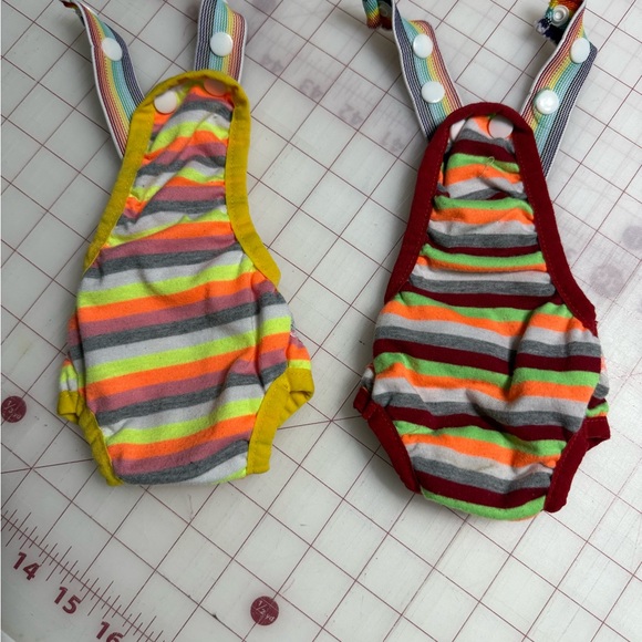 Colorful Striped Dog Harness Set - Picture 2 of 5
